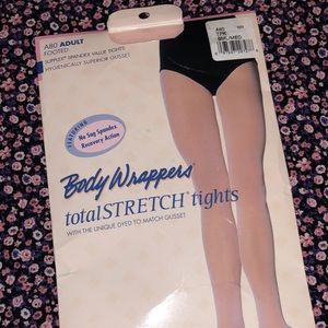 Body wrappers total stretch tights